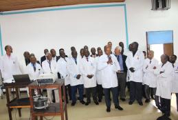 A headcount of teaching staff from the Department of Surgery during the inspection.
